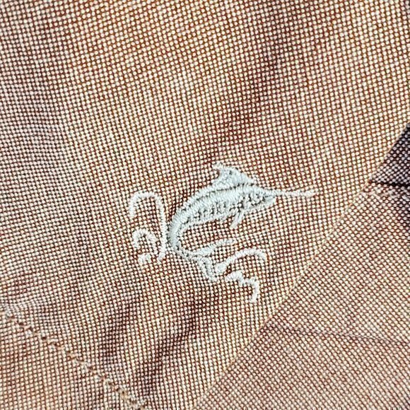 Red Tommy Bahama 100% Silk Shirt Large Hawaiian Casual Shirt Aloha - Picture 4 of 9